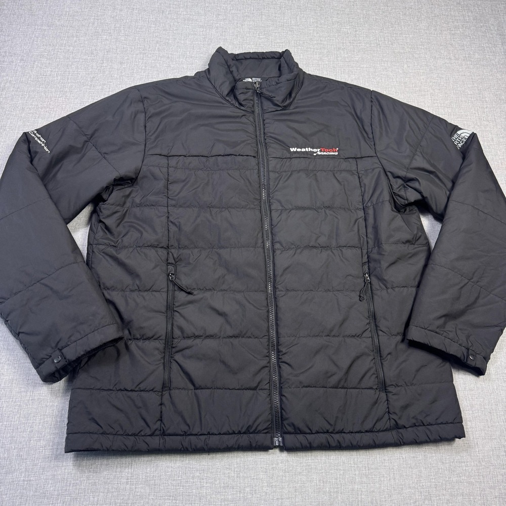 The North Face WeatherTech Racing‎ Puffer Jacket Mens XL Black Insulated